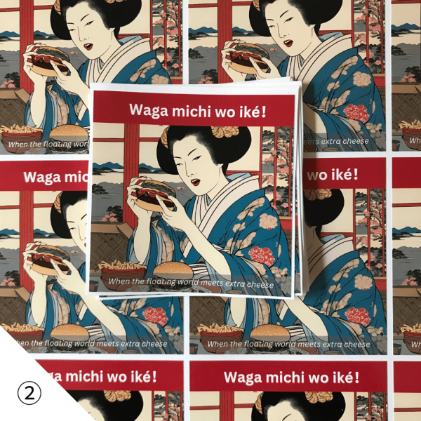 'Let's speak Japanese' stickers - Image 3